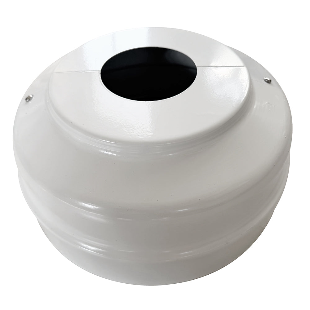 White 4 inch Round Base Cover    WSD-IBR4-W