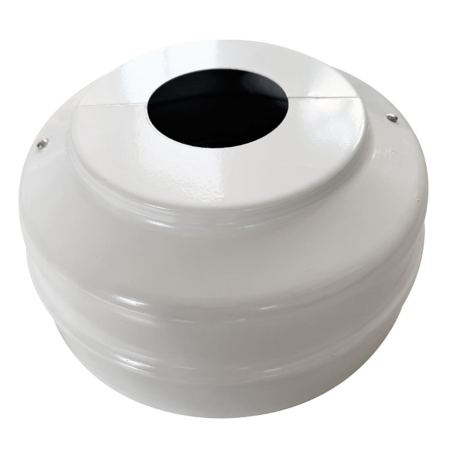 White 4 inch Round Base Cover    WSD-IBR4-W