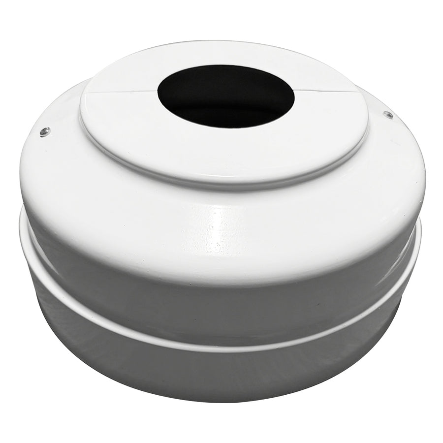 White 4 inch Round Base Cover    WSD-IBR4-W