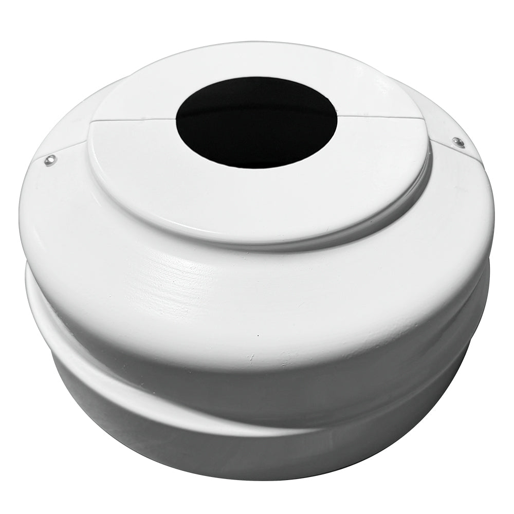 White 4 inch Round Base Cover    WSD-IBR4-W