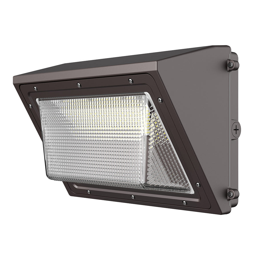 28-70W New Selectable LED Glass Wall Pack Light AC120-277V WSD-GWP2842567W27-345K-D-P-G2