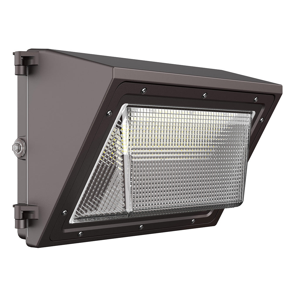 28-70W New Selectable LED Glass Wall Pack Light AC120-277V WSD-GWP2842567W27-345K-D-P-G2