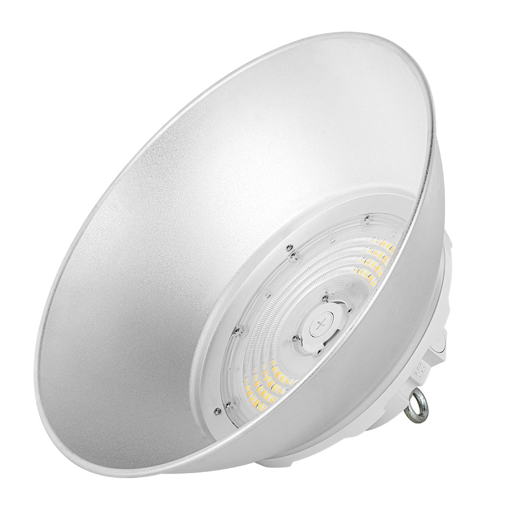 115-200W  WHITE Selectable LED UFO High Bay Light AC120-277V  WSD-UFO115160200W27-3545K-W-H