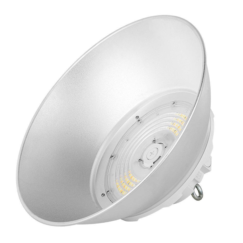 140-240W WHITE Selectable LED UFO High Bay Light AC120-277V WSD-UFO141924W27-3545K-W-H