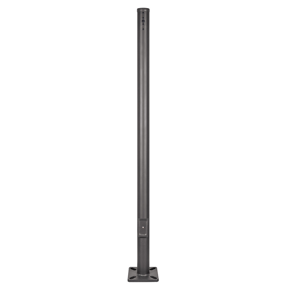 10 Foot Steel 3 Inch Round Light Pole  WSD-R10FT3-11G-D