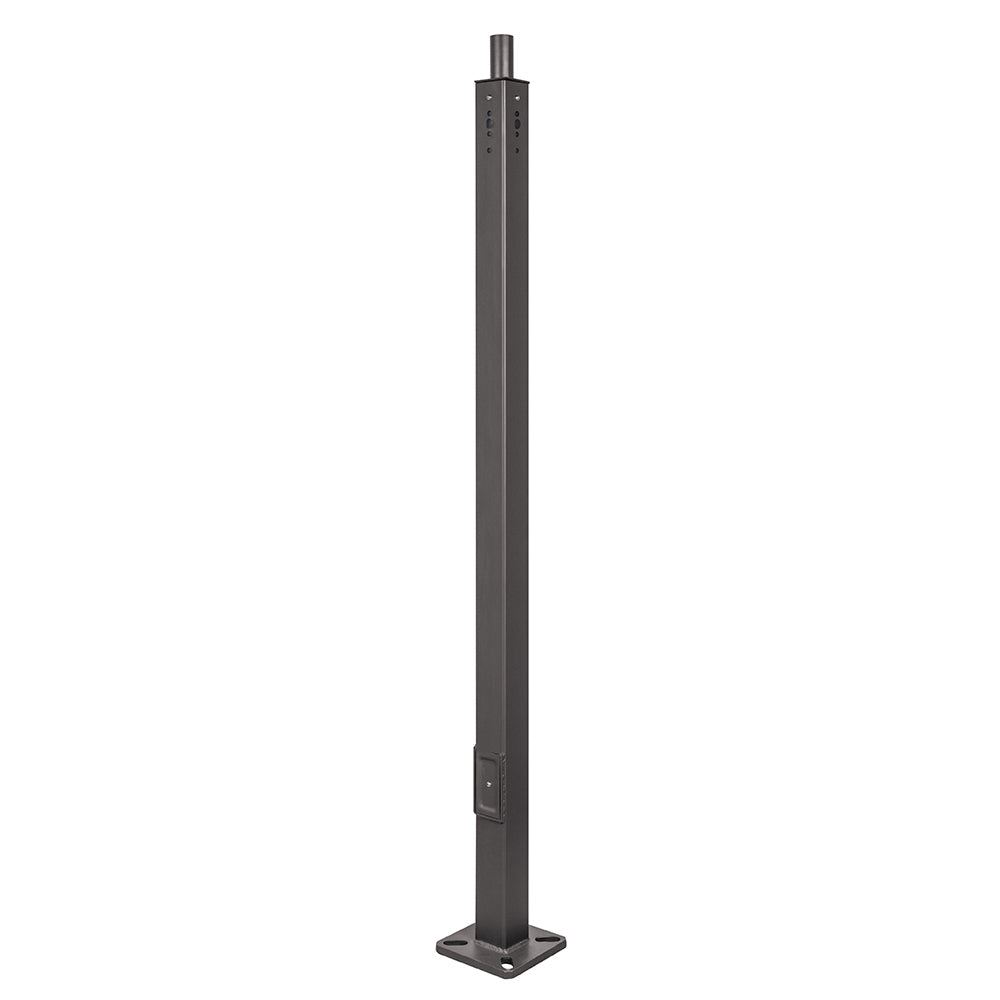 25 Foot Steel 4 Inch Square Light Pole  (7G)   WSD-25FT4-7G-D-T