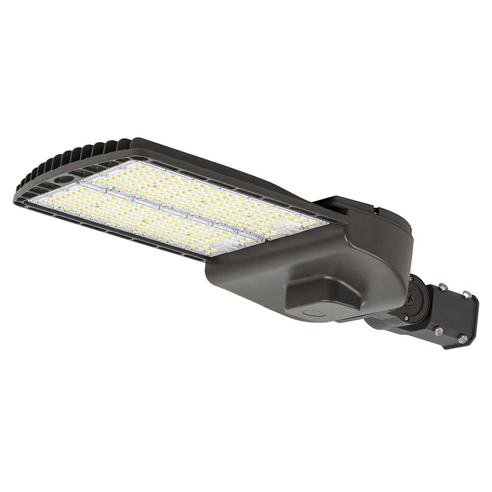 120W-300W Selectable LED Shoebox Light AC120-277V   WSD-SB12182430W27-45K-D-T3
