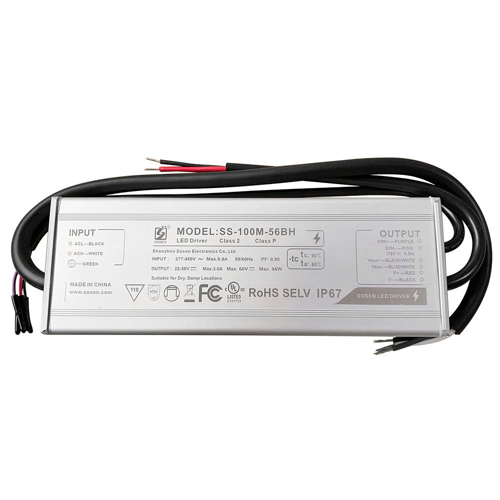 100W SOSEN LED Power Supply AC277-480V (Dimmable)   SS-100M-56BH