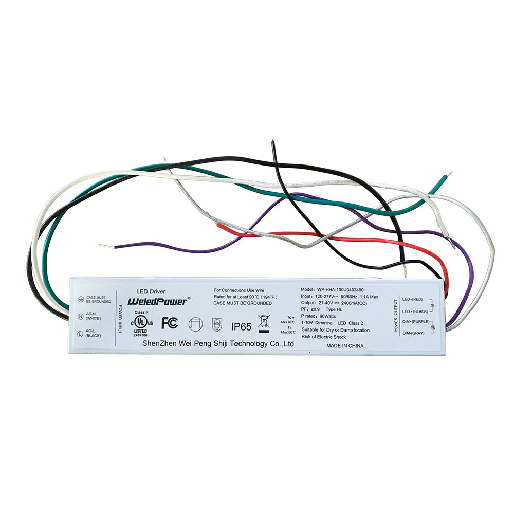 95W WeledPower LED Driver AC120-277V (Dimmable)    WP-HHA-100U0382400