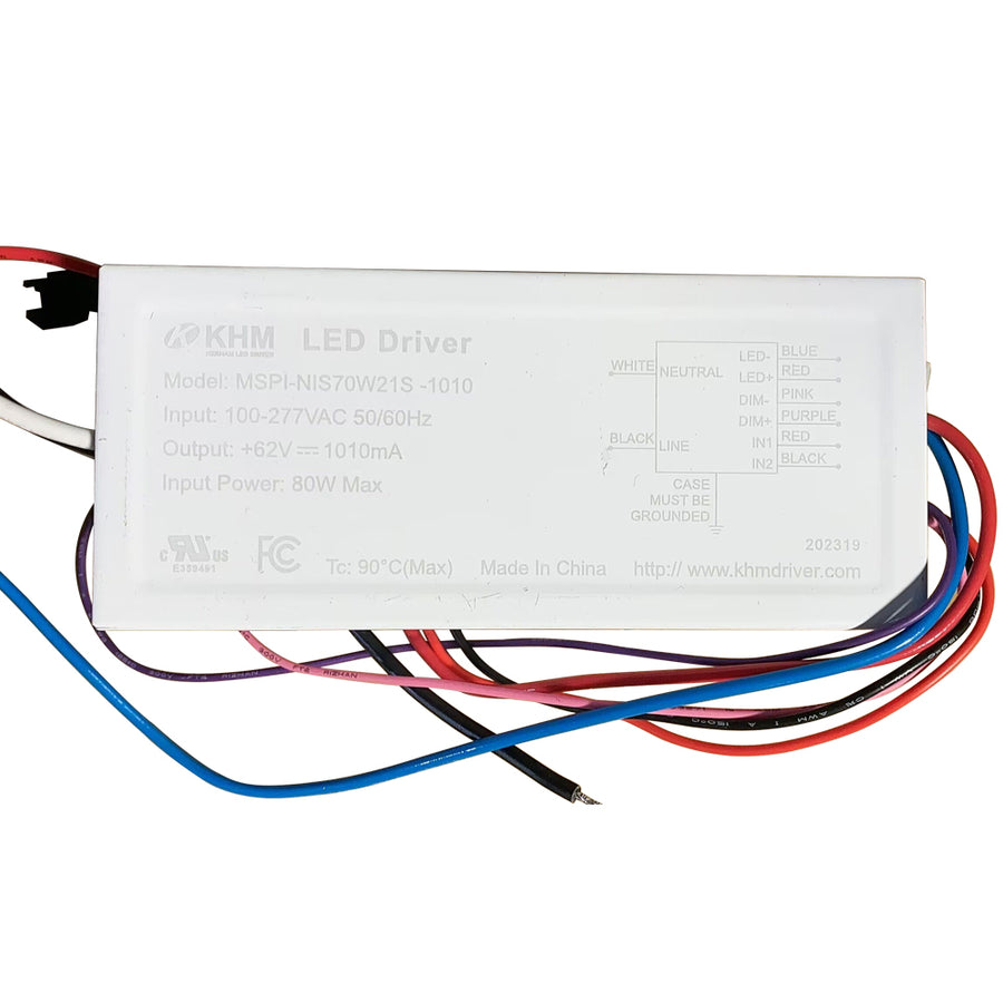 70W Kerham LED Power Supply AC100-277V (Dimmable)   MSPI-NIS70W21S-1010