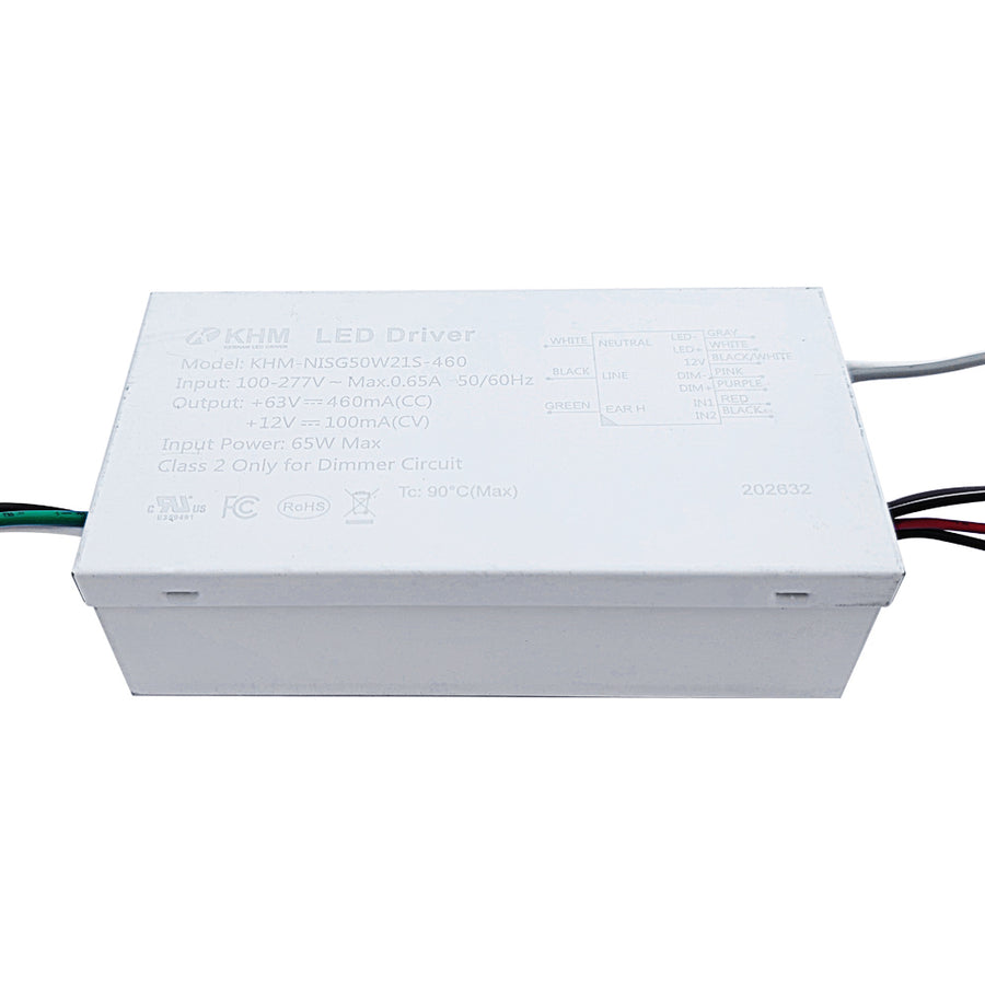 30W  LED Power Supply  AC120-277V  (Dimmable)  KHM-NISG50W21S-460