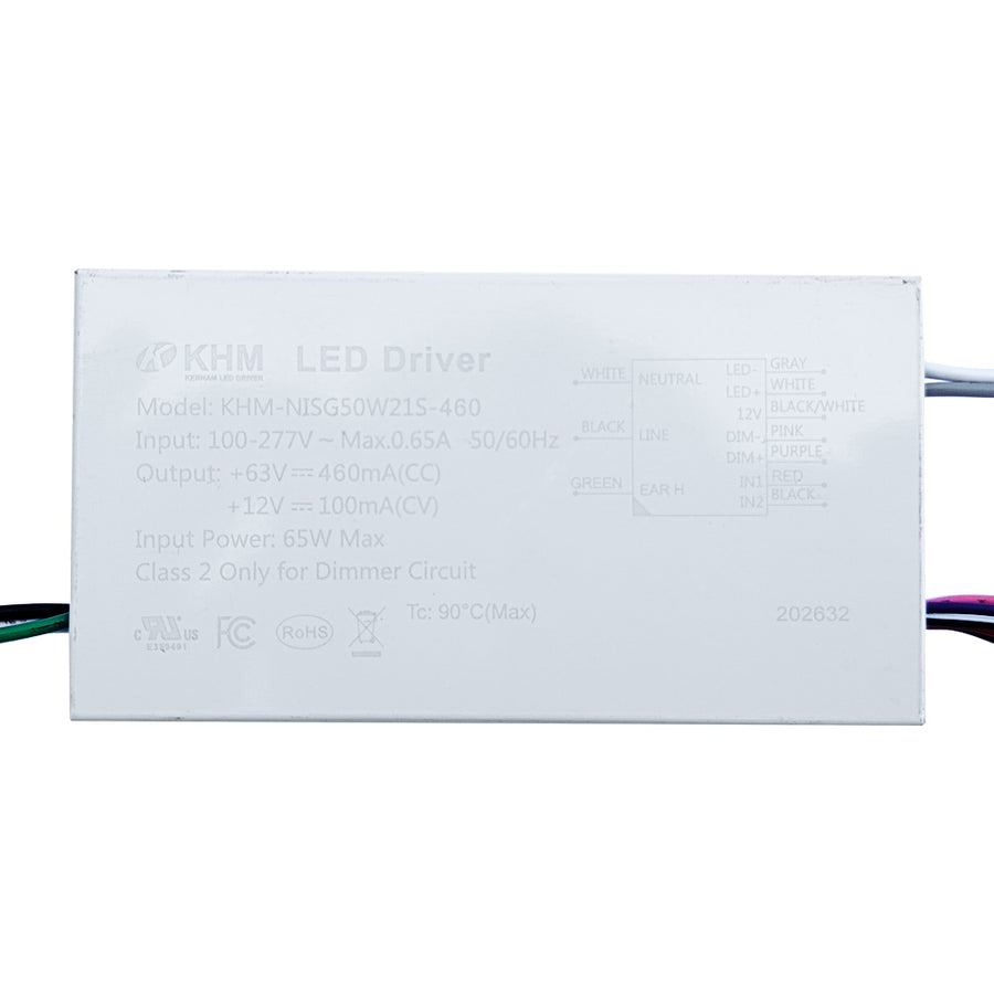 30W  LED Power Supply  AC120-277V  (Dimmable)  KHM-NISG50W21S-460