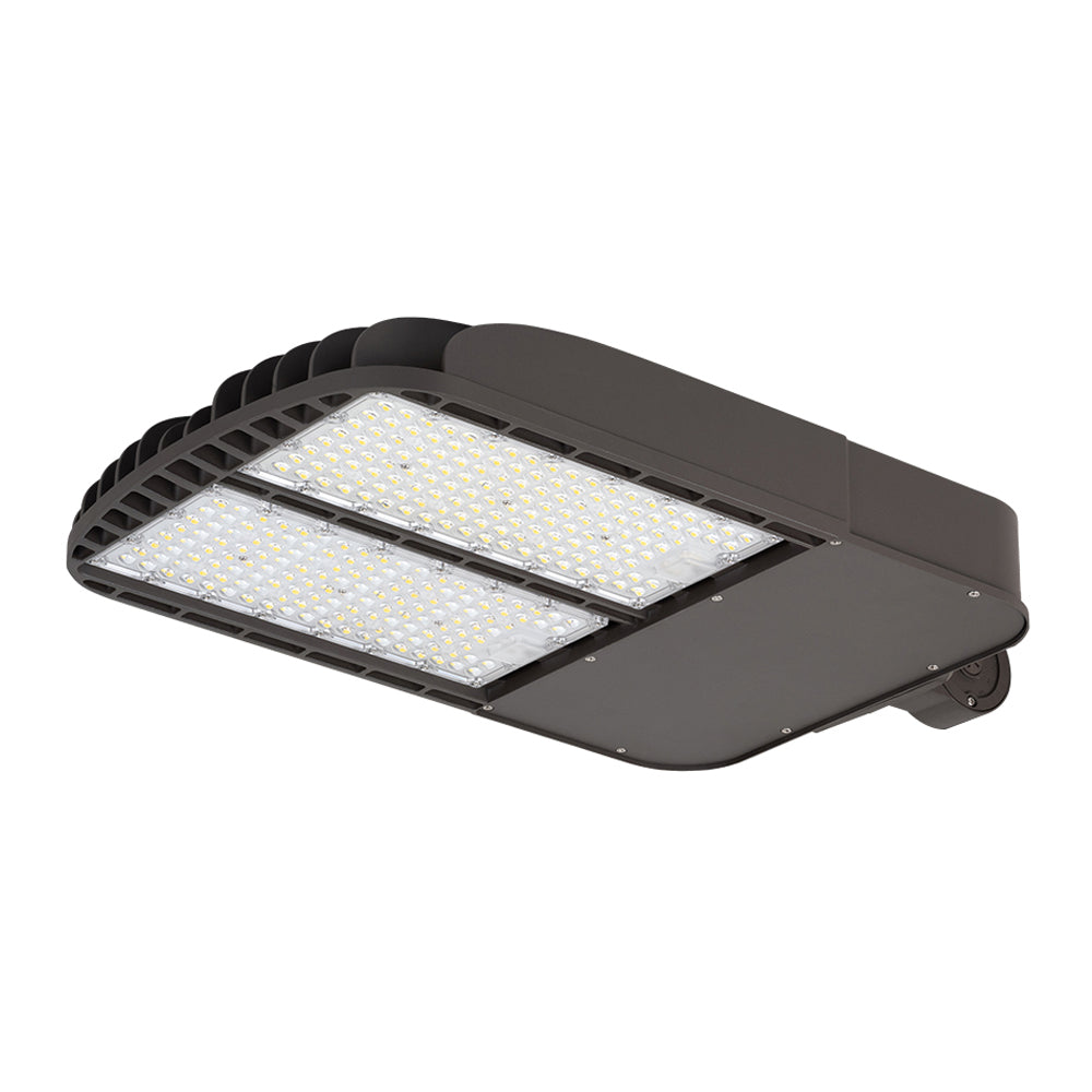 400W LED Shoebox Light 5000K AC120-277V   WSD-SB40W27-50K-D-T3