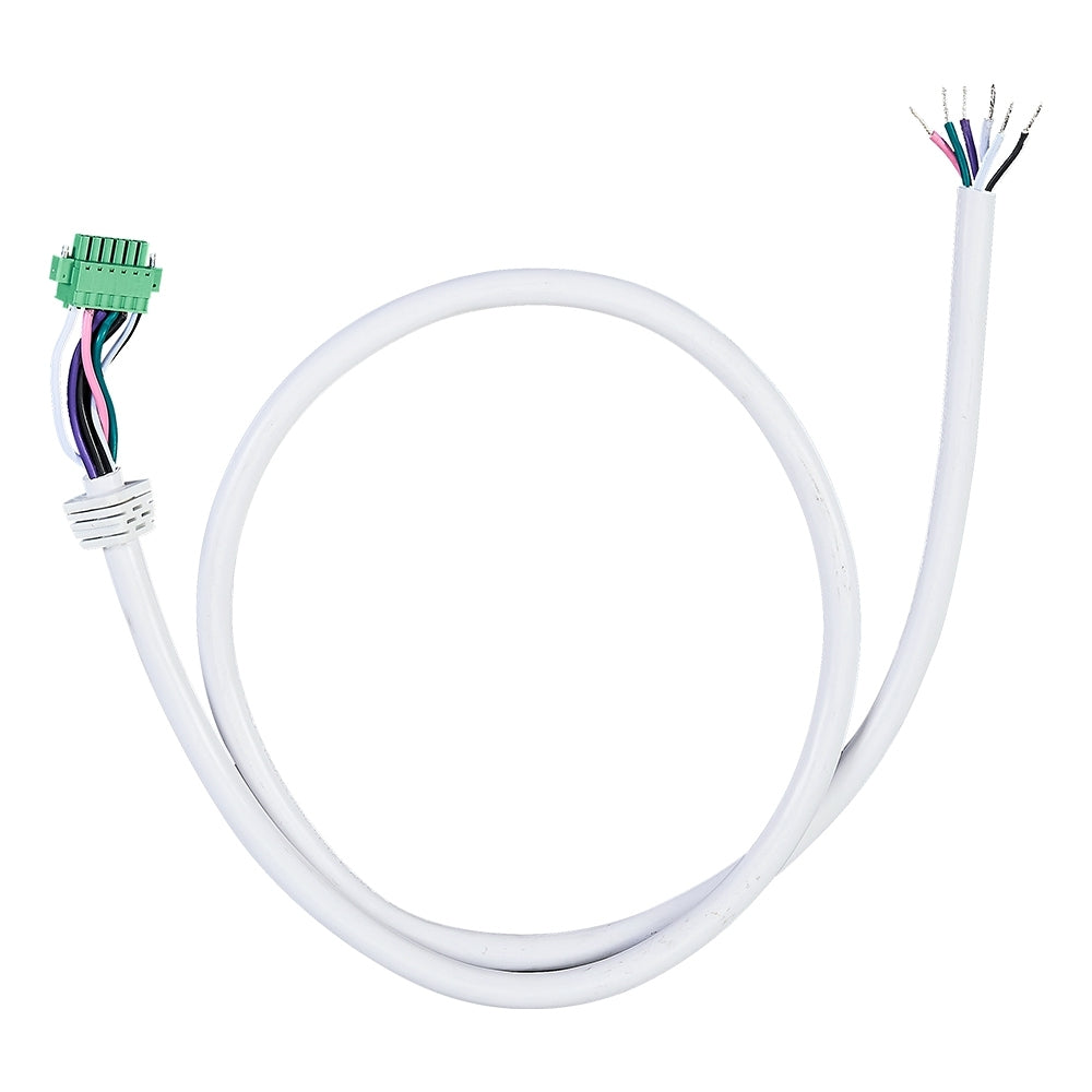 6FT 6-conductor AC cable for Architecture 5CCT Selectable LED Linear Lights WSD-OL-6CPC-6FT-W