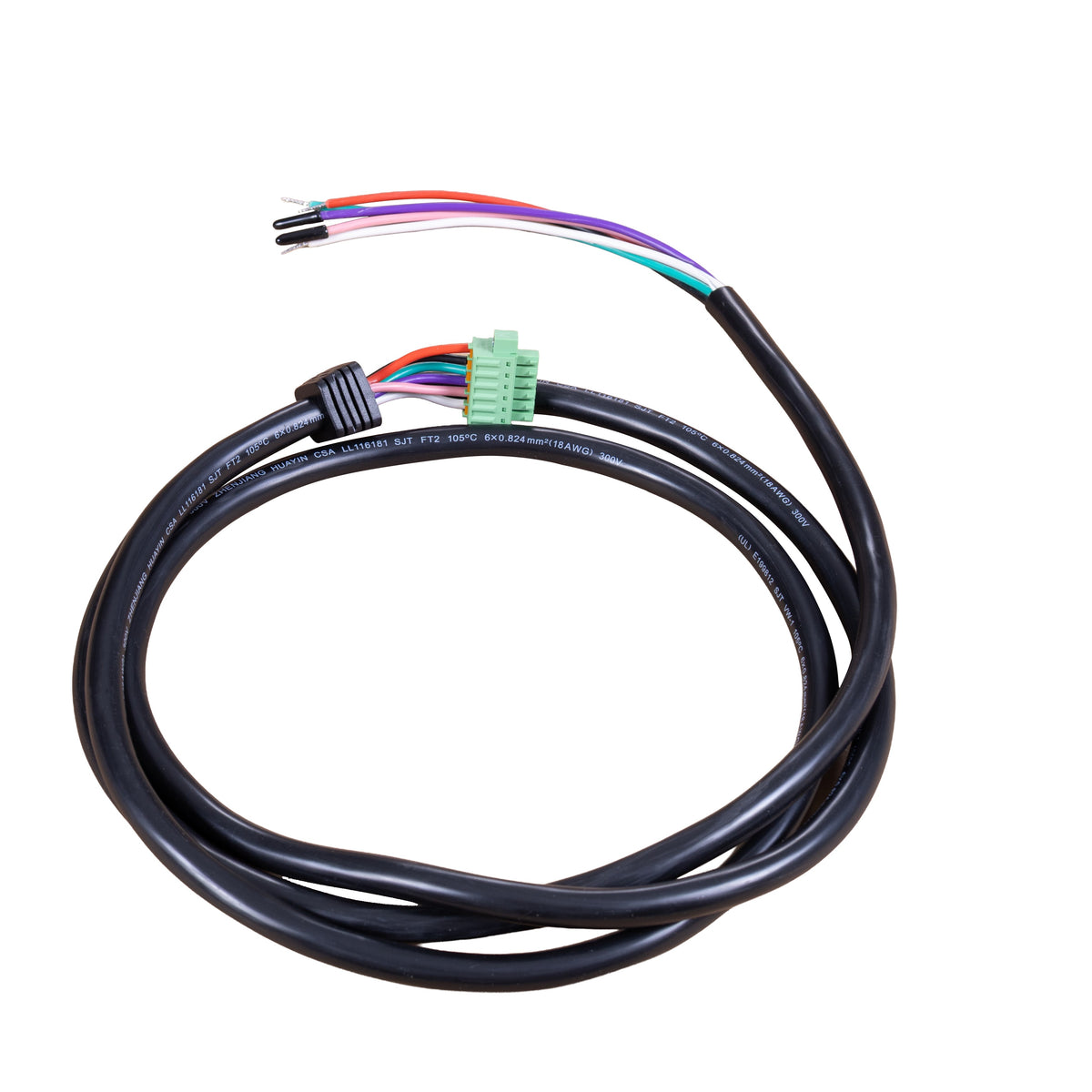 6FT Six-Core AC Power Cord Length  (2FT, 4FT, 8FT)  WSD-OL-6CPC-6FT-B