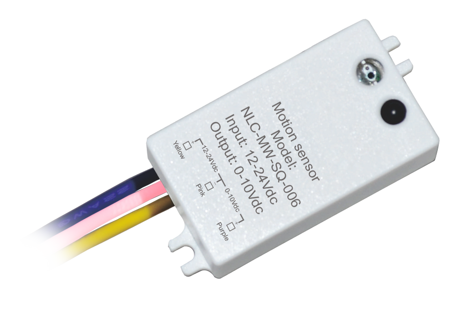 Bi-Level Daylight Harvest Microwave Sensor (DC12V Supply) NLC-MW-SQ-006