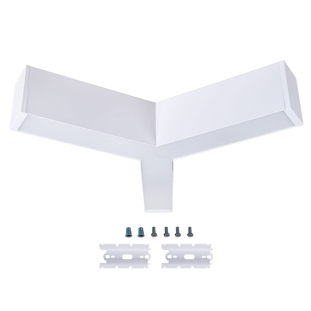 Y Shape Connector For Architecture 5CCT Selectable LED Linear Light   WSD-OL120-3T-G2