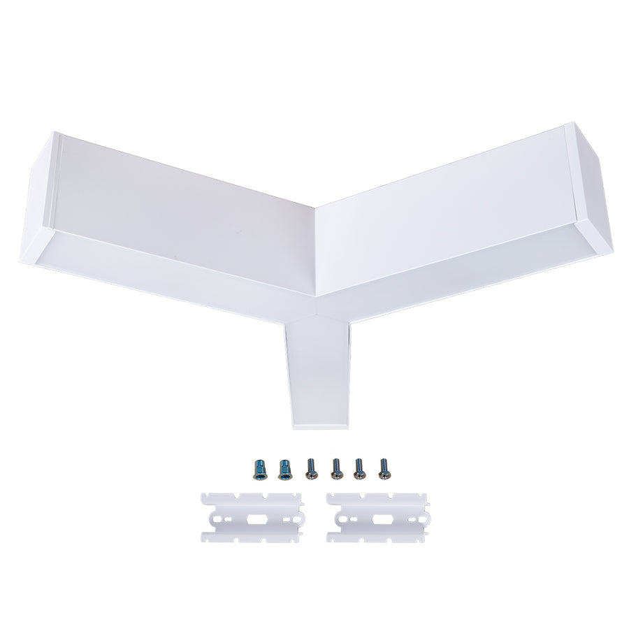 Y Shape Connector For Architecture 5CCT Selectable LED Linear Light   WSD-OL120-3T-G2