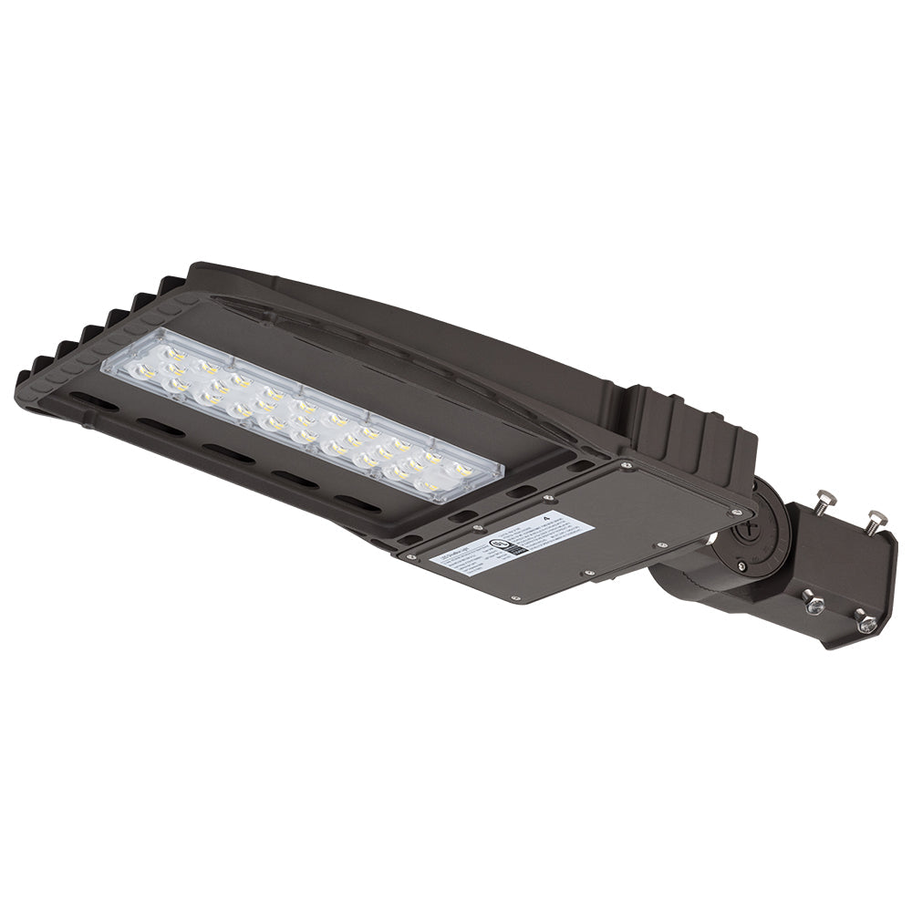 60W LED Shoebox Light With Photocell AC120-277V   WSD-SB06W27-50K-D-T3-P-5PIN