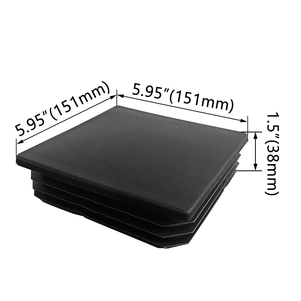 Rainproof Cover For 6 Inch Square Light Pole