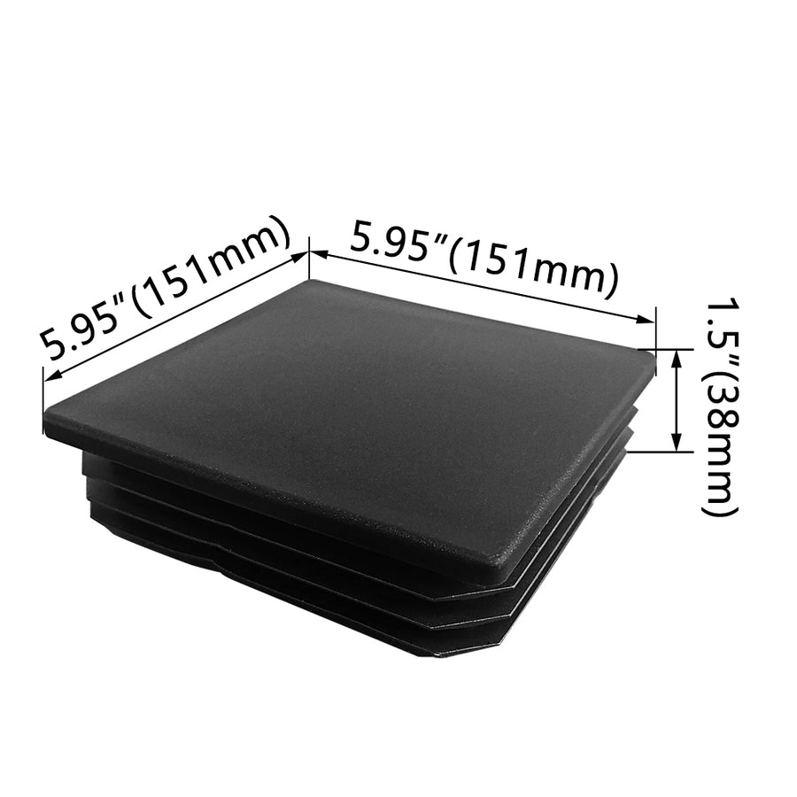Rainproof Cover For 6 Inch Square Light Pole