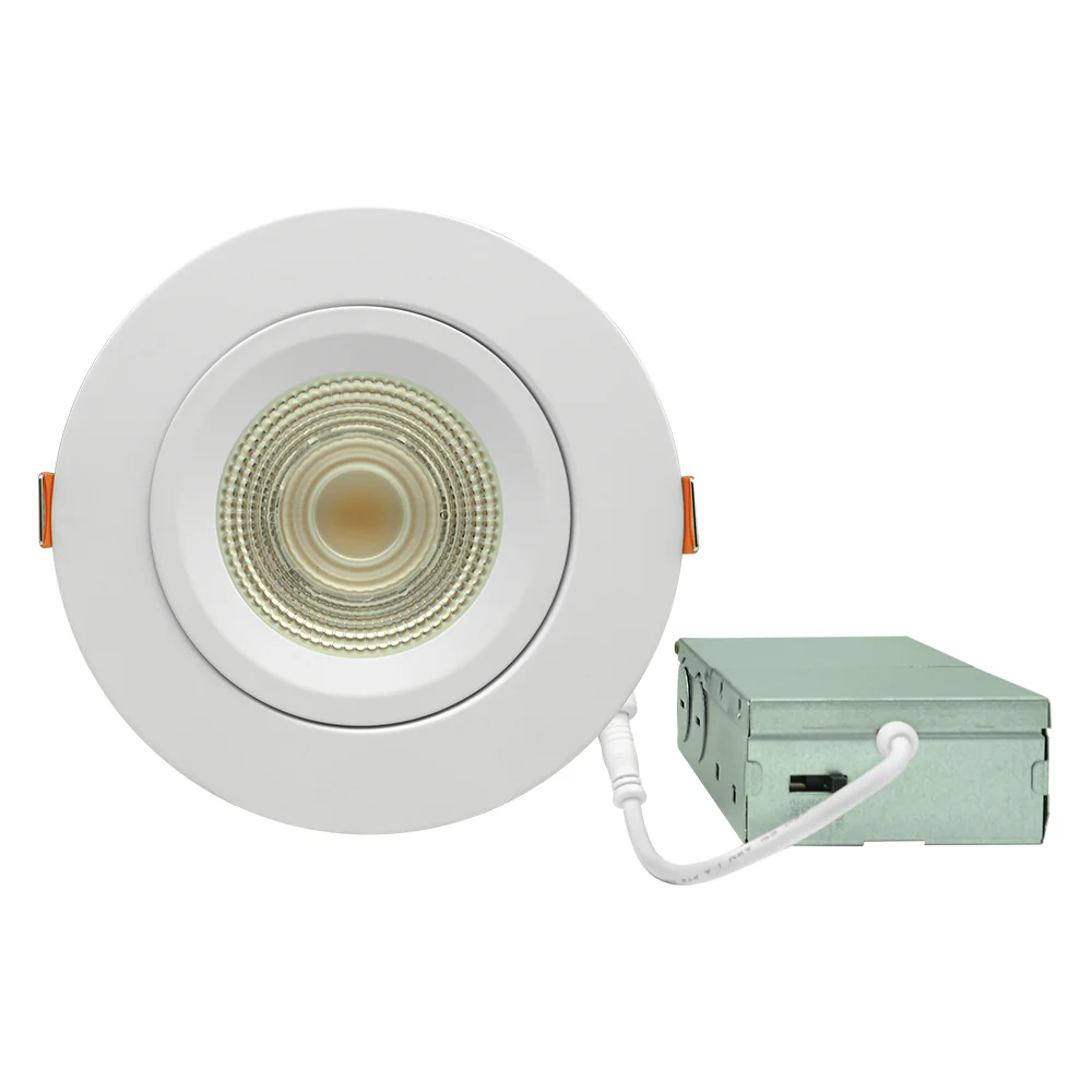 2 INCH 5W LED Recessed Round Floating Gimbal Light AC120V  WSD-2RFGL5W12-5CCT-W 