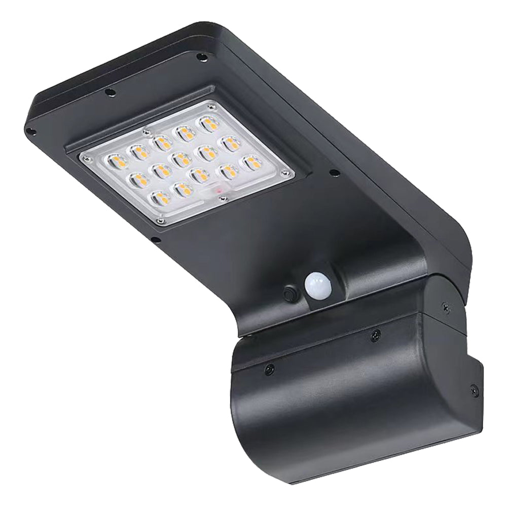 5W Solar LED Semi-Cutoff Wall Mount Light WSD-SPHWP5W5-50K-B 