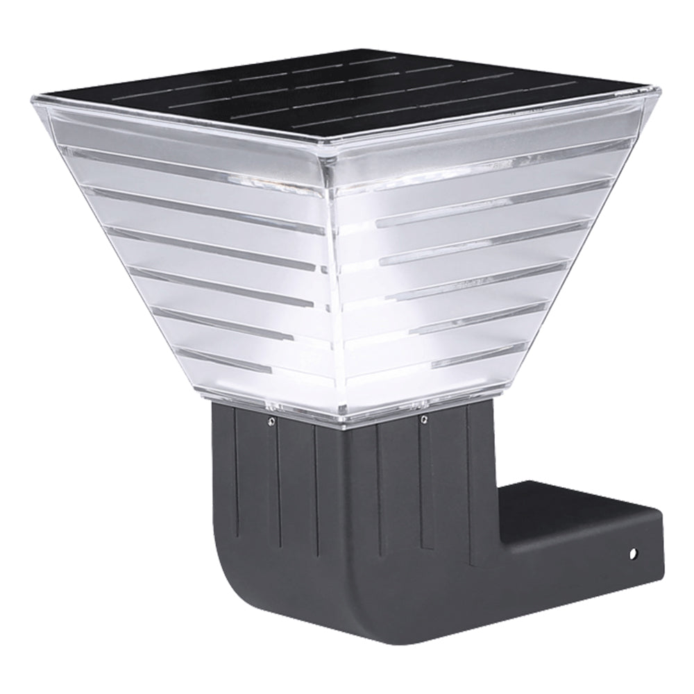 5W Solar LED Square Wall Mount Light  WSD-SPSWP5W5-50K-B 