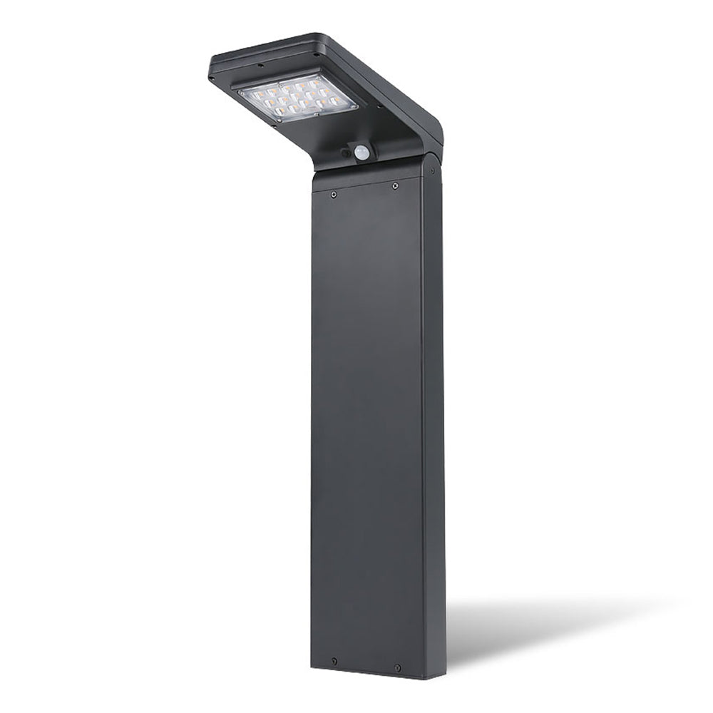 5W Solar LED Square Bollard Light  WSD-SPSBL5W5-50K-B