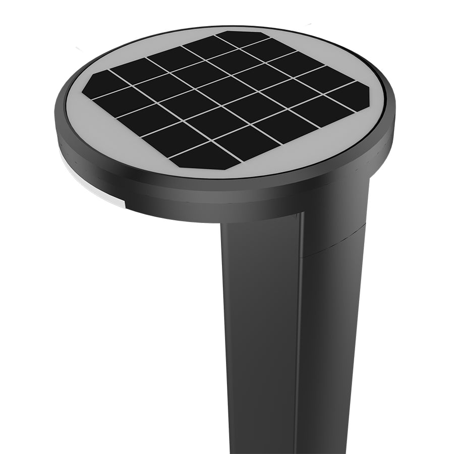 5W Solar LED Round Bollard Light  WSD-SPRBL5W5-50K-B 