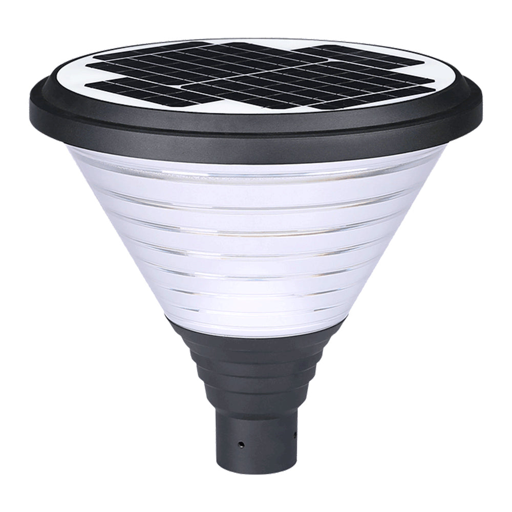 12W Solar LED Hourglass Post Top Light    WSD-SPHPT12W5-50K-B