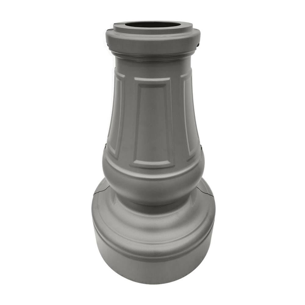 4 inch Decorative Aluminum Bases Cover For Round Light Pole  WSD-DBR4-D17H27-D