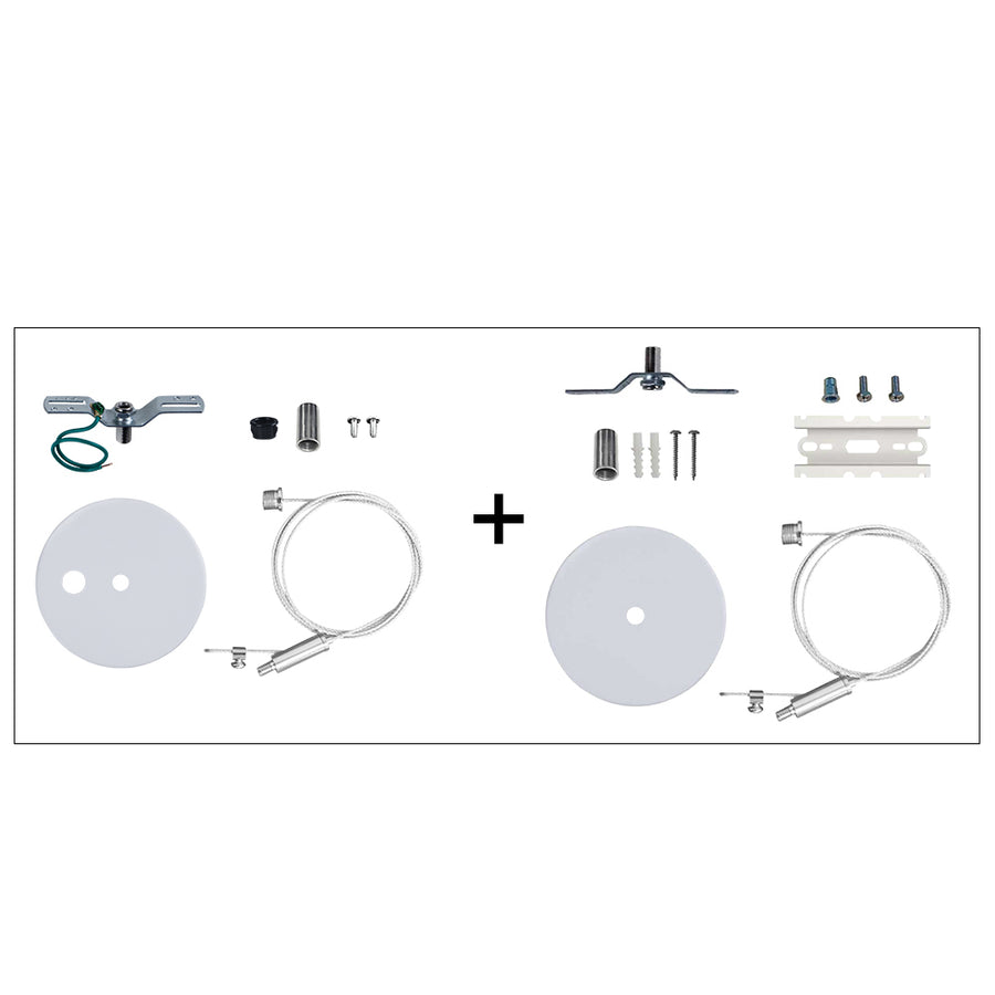 Ceiling Install Kit For Architecture Selectable LED Linear Light    WSD-OL-CIK-6FT-A2