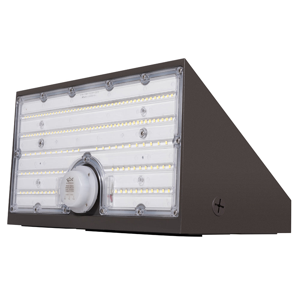 28W-70W Selectable LED Architectural Wall Pack Light AC277-480V WSD-AFW2842567W48-345K-D-T4