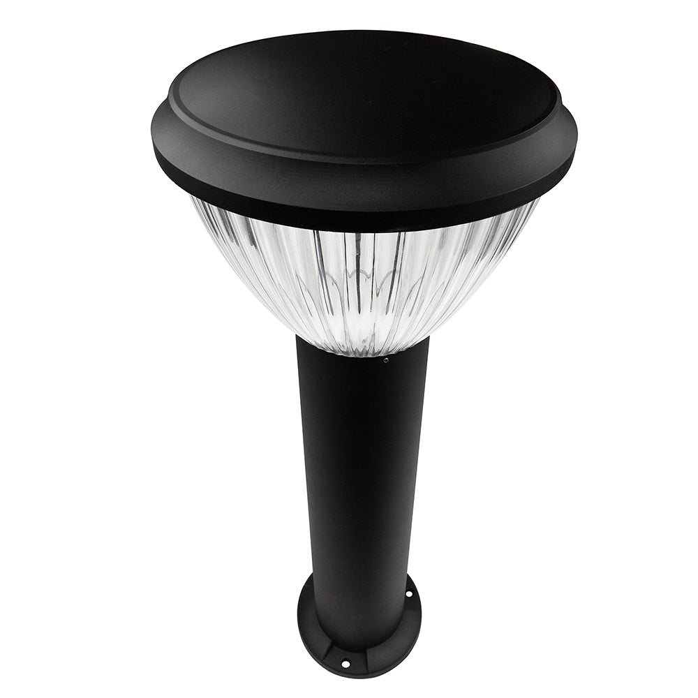 25W LED Bollard Light AC120-277V  WSD-BL25W27-50K-B