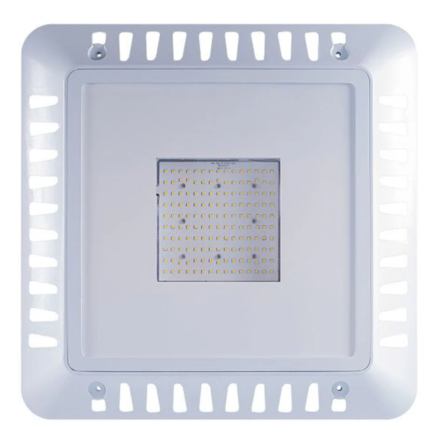 120W LED Gas Station Canopy Light AC120-277V  WSD-CP12W27-50K-W-G3