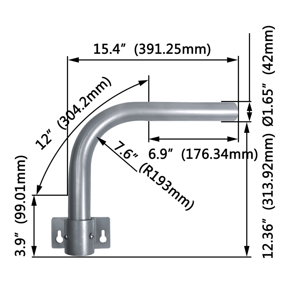 Support Wood Pole and Wall Adaptor   DWARM-S