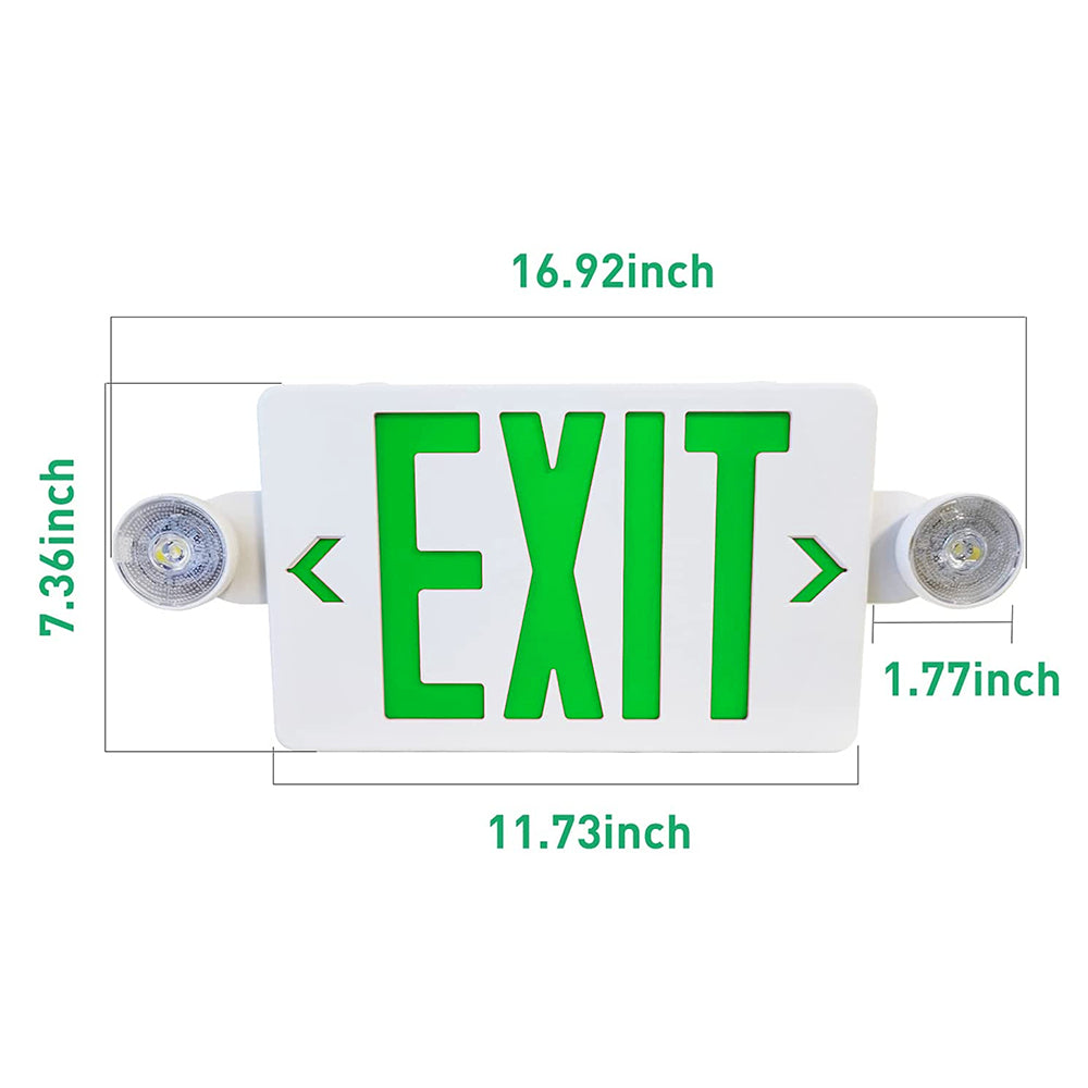 LED Emergency Light 120Vac/277Vac     WSD-EM119-ZG