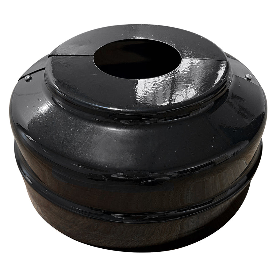 Black 4 inch Round Base Cover    WSD-IBR4-B