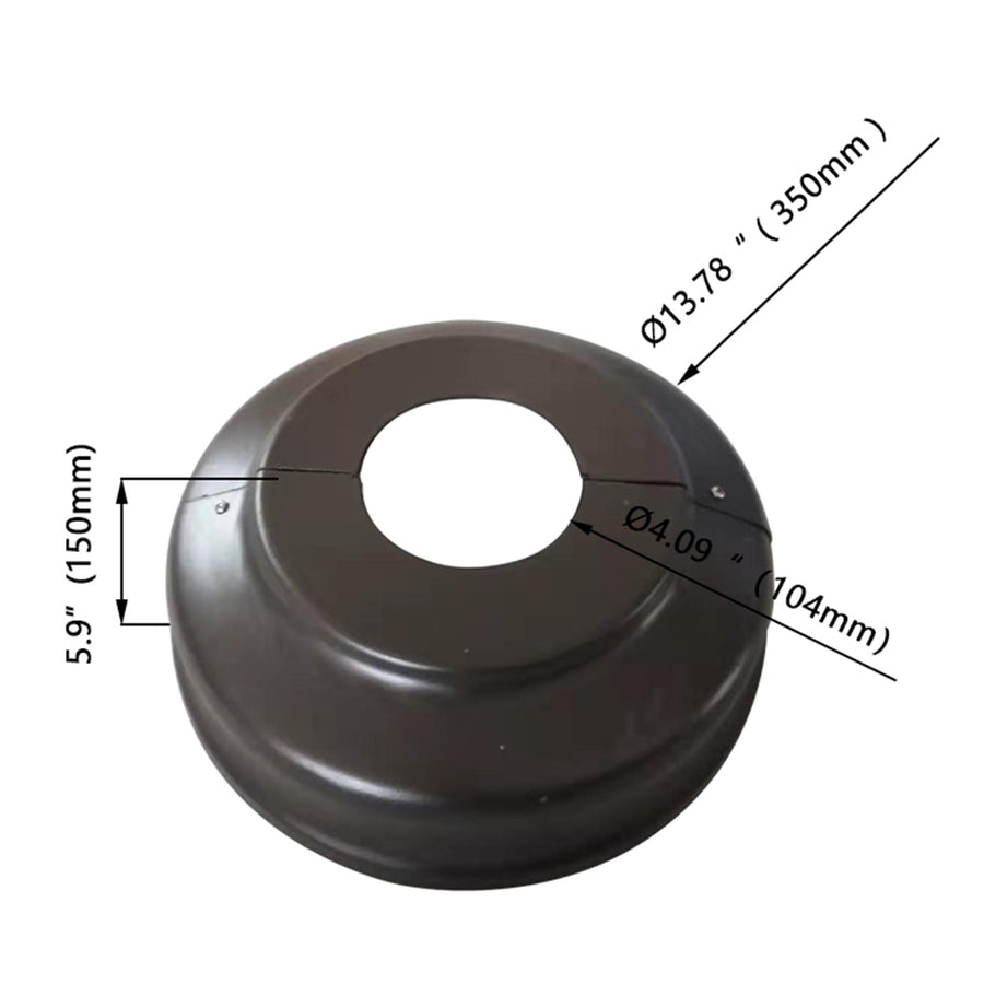 4 inch Round Base Cover    WSD-IBR4-D