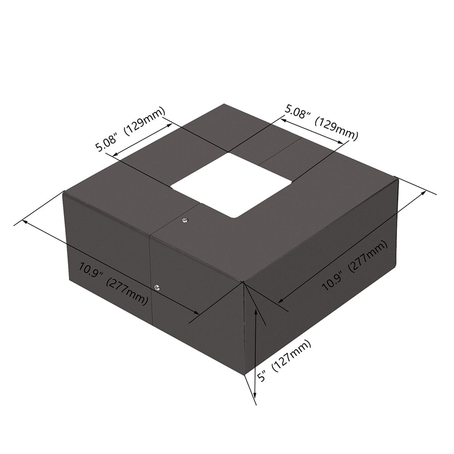 5 inch Square Base Cover  WSD-IBS5-D