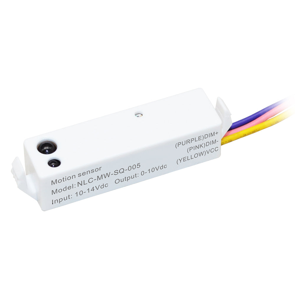 Bi-Level Motion Sensor (DC12V Supply) NLC-MW-SQ-005 · WSD LED INC