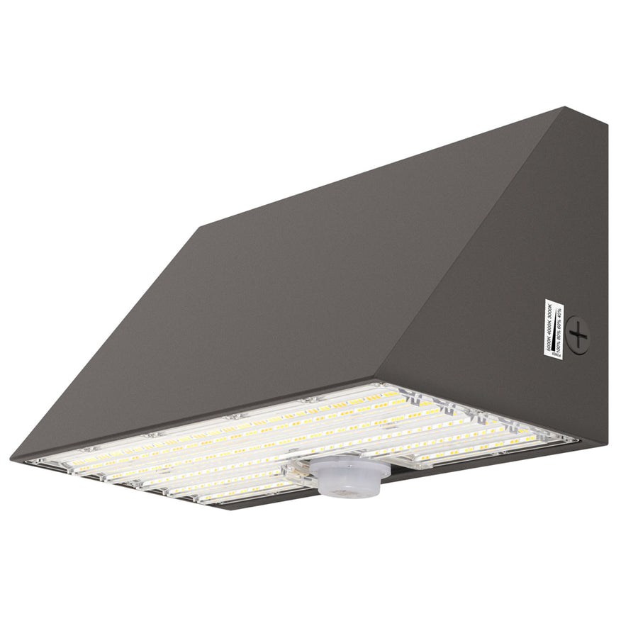 66W-165W Selectable LED Architectural Wall Pack Light AC120-277V WSD-AFW6699132165W27-345K-D-T4-P