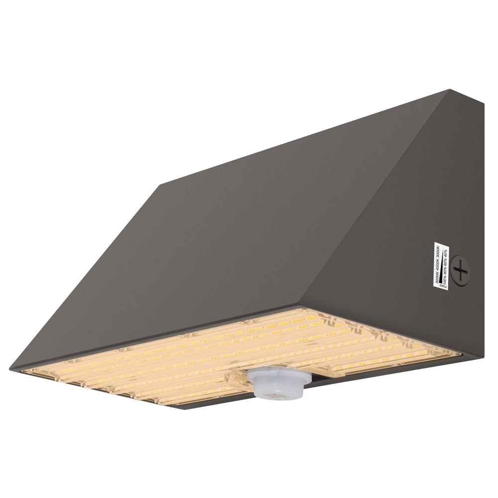 66W-165W Selectable LED Architectural Wall Pack Light AC120-277V WSD-AFW6699132165W27-345K-D-T4-P