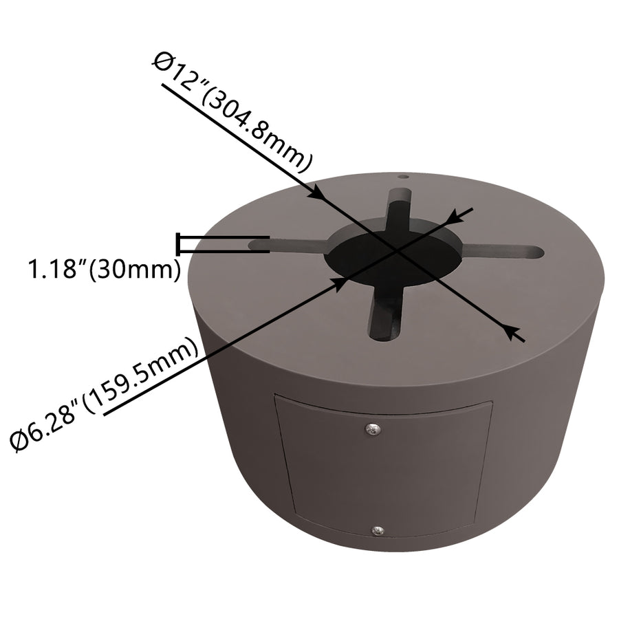 Round Universal Anchor Base Adapter   WSD-RBPA-D