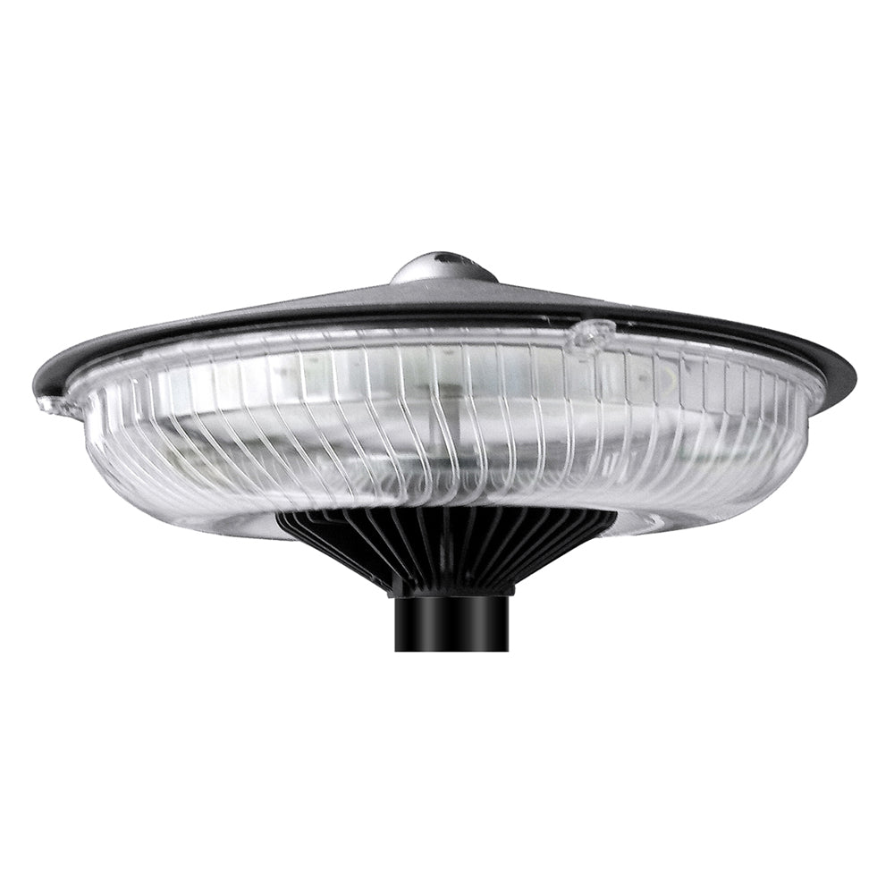 60W LED Round Post Top Light AC120-277V    WSD-RPT06W27-50K-B-I2