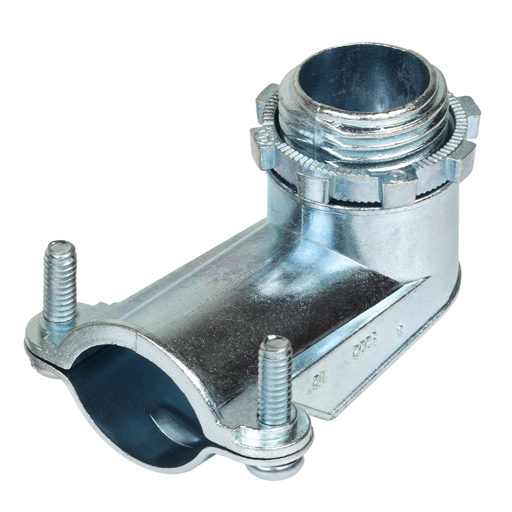 1/2 inch 90 Die Cast Zinc Squeeze Connector Conduit Fittings    S222-1/2