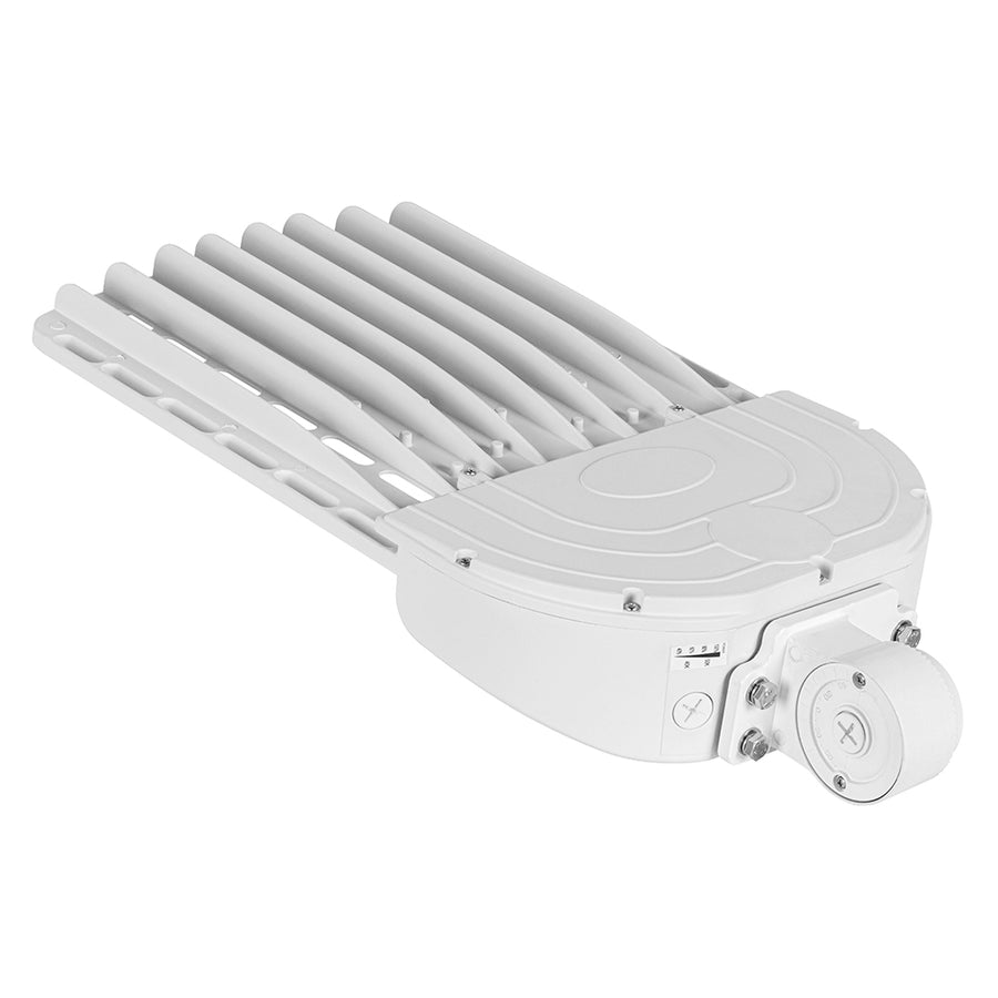 60W-150W WHITE Selectable LED Shoebox Light AC120-277V WSD-SB691215W27-45K-W-T3