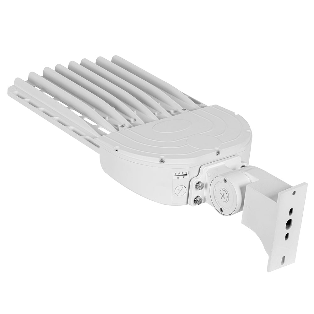 60W-150W WHITE Selectable LED Shoebox Light AC120-277V WSD-SB691215W27-45K-W-T3