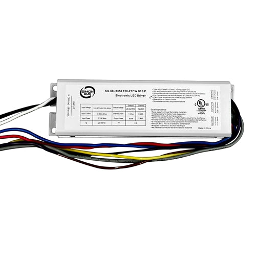 60W LED Power Supply (Dimmable) 12VDC    SIL 60-I1350 120-277 W D1S P